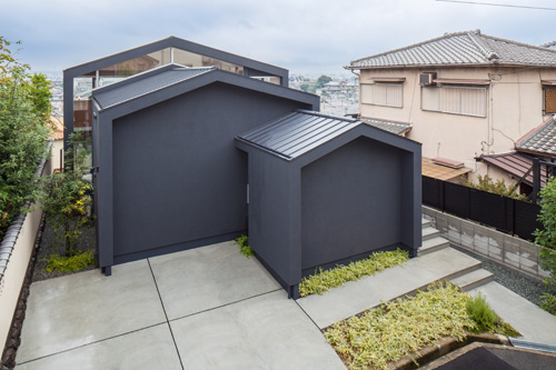 スキップハウスの大阪の眺望は住宅外観設計